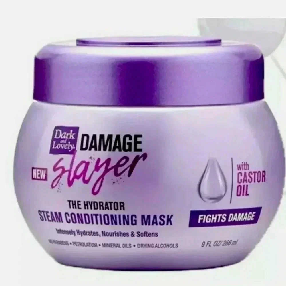 Dark And Lovely Castor Oil Hair Mask For Dry, Damage Hair 9 fl oz New
